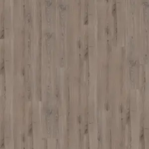 Bioboden PURLINE Design 33 - Eiche rustikal graubraun Designboden zum Klicken