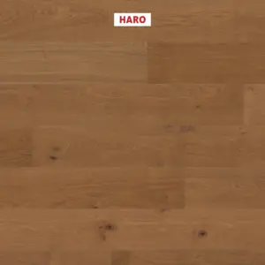 Serie 4000 Landhausdiele Plaza 240 - Bernsteineiche Markant strukturiert nD Fertig-Parkett