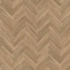 Vinyl-Design - Eiche lebhaft braun Fischgrät Vinylboden zum Kleben