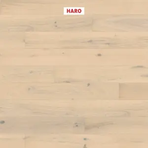 Serie 4000 Landhausdiele Maxim - Eiche lichtweiß Sauvage strukturiert 4V nD 2-Schicht Parkett