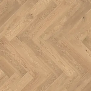 Fischgrätparkett - Eiche Chambord weiß geölt Fertig-Parkett