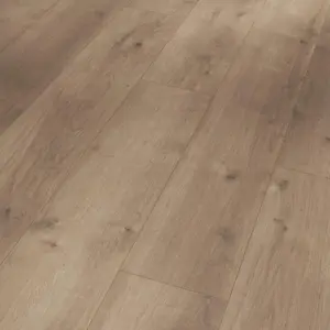 Modular One - Eiche Pure perlgrau Holzstruktur Designboden zum Klicken